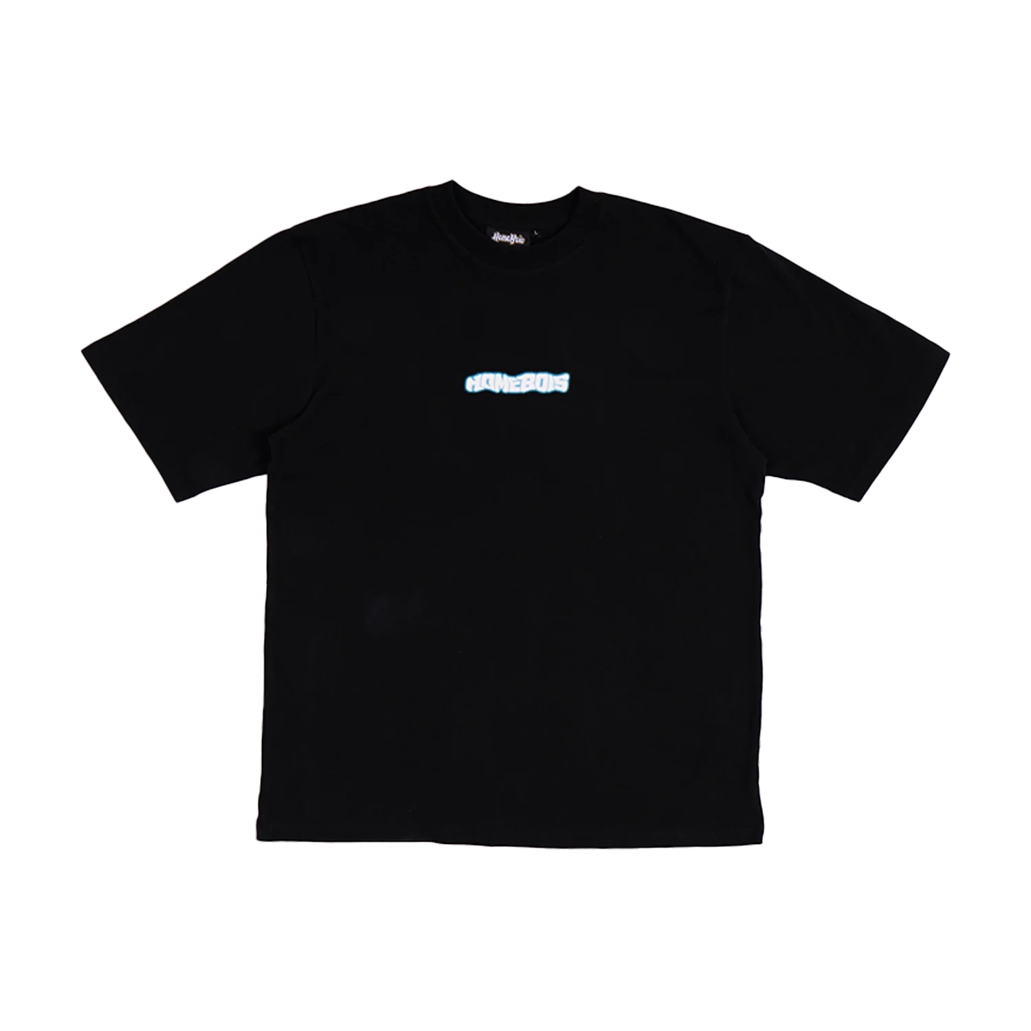 HOMEBOIS BLUR HALFTONE T-SHIRT [BLACK]-1