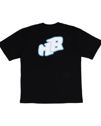 HOMEBOIS BLUR HALFTONE T-SHIRT [BLACK]-2