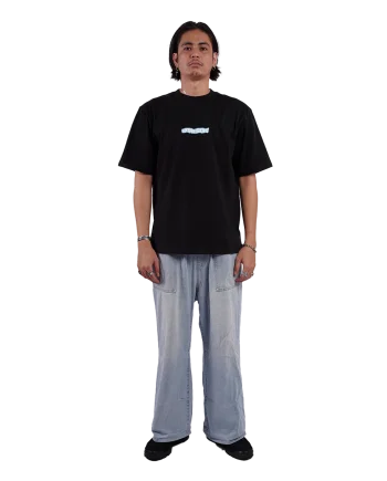 HOMEBOIS BLUR HALFTONE T-SHIRT [BLACK]-5