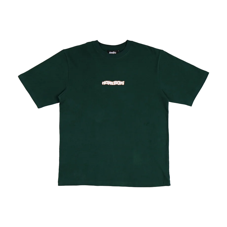 HOMEBOIS BLUR HALFTONE T-SHIRT [GREEN]-1