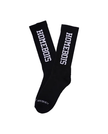 HOMEBOIS CREW SOCKS [BLACK]-1