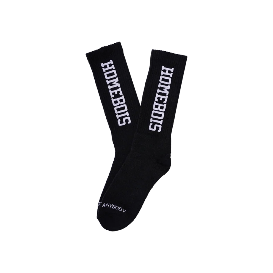 HOMEBOIS CREW SOCKS [BLACK]-1