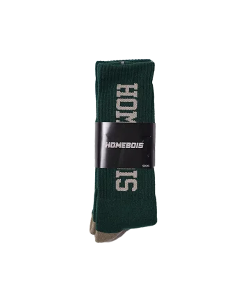 HOMEBOIS CREW SOCKS [GREEN]-2