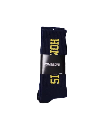 HOMEBOIS CREW SOCKS [NAVY]-2