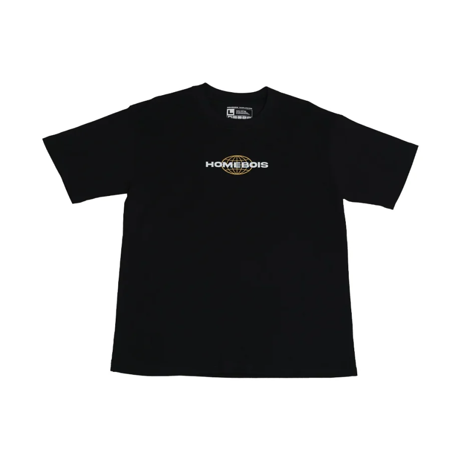 HOMEBOIS GLOBE TEE BLACK 2025-1