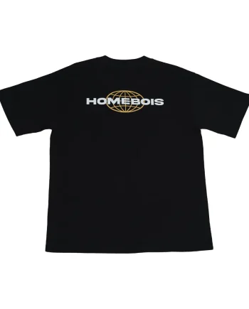 HOMEBOIS GLOBE TEE BLACK 2025-2
