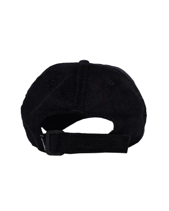 HOMEBOIS RUBBER PATCH HAT [BLACK CORDUROY]-3