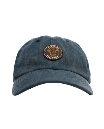 HOMEBOIS RUBBER PATCH HAT [GREEN WASH]-1