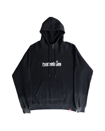 HB X TNT Stone Washed Hoodie (Black)